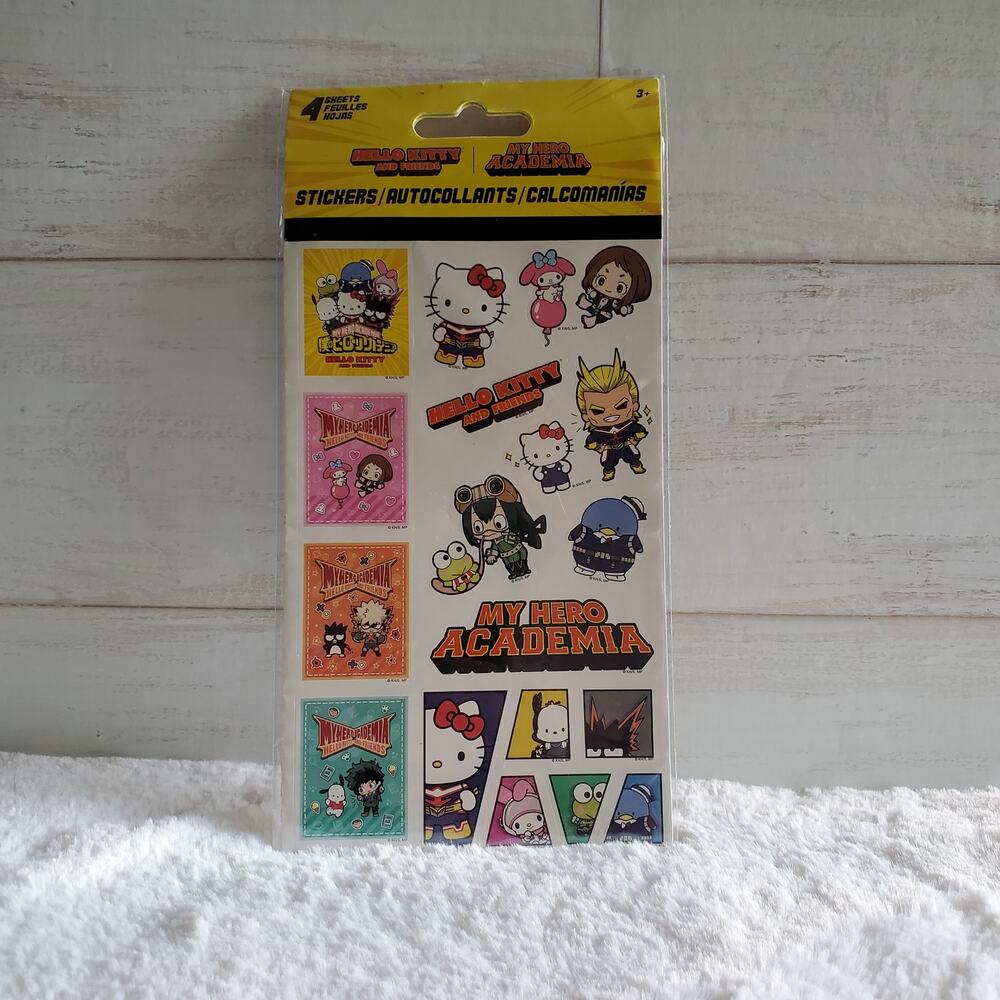 Sanrio Hello Kitty and Friends and My Hero Academia Stickers